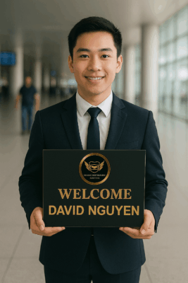 VIP Airport Transfer in Da Nang with Dcar Limousine 9 Seats