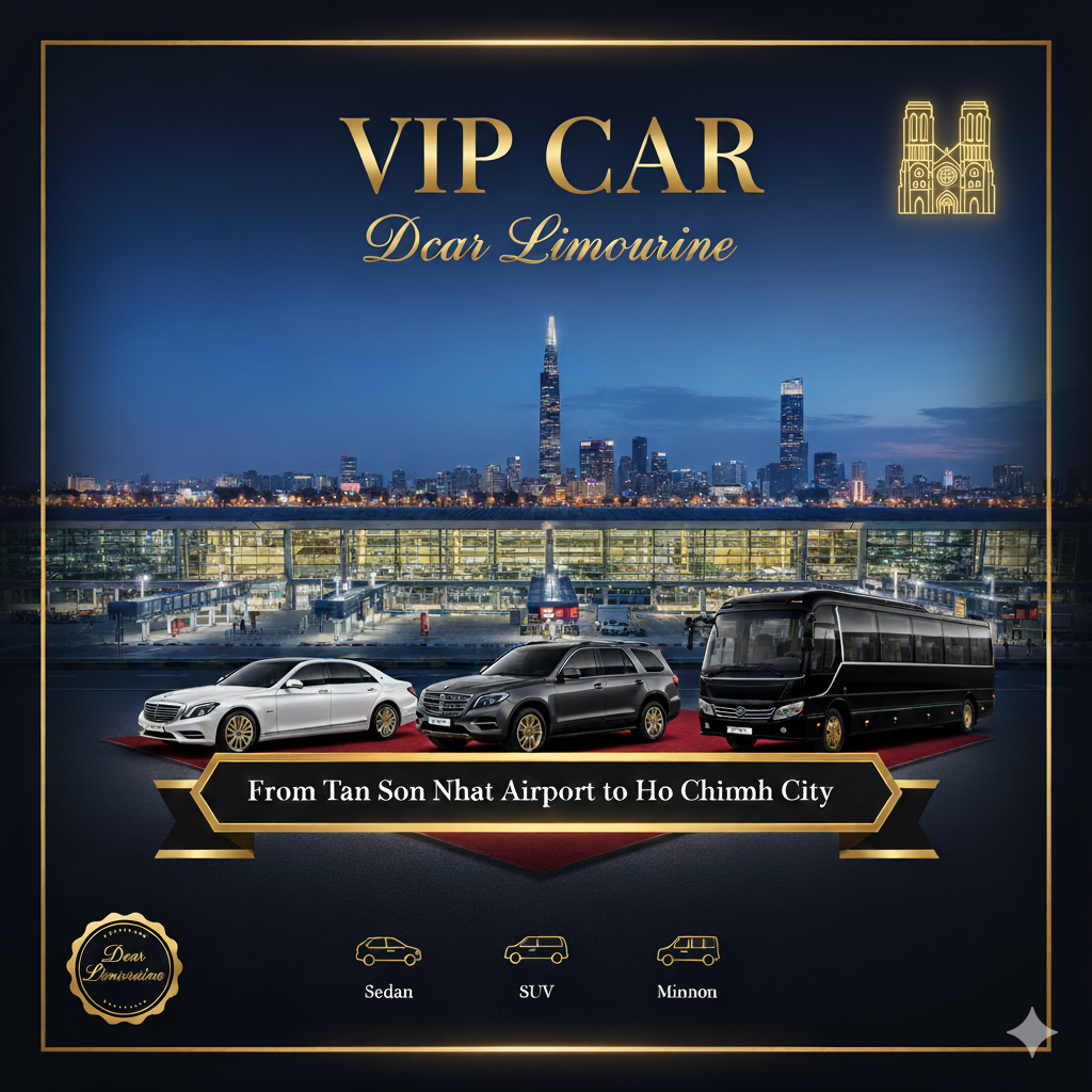 Airport Transfer to Ho Chi Minh City with Dcar Limousine